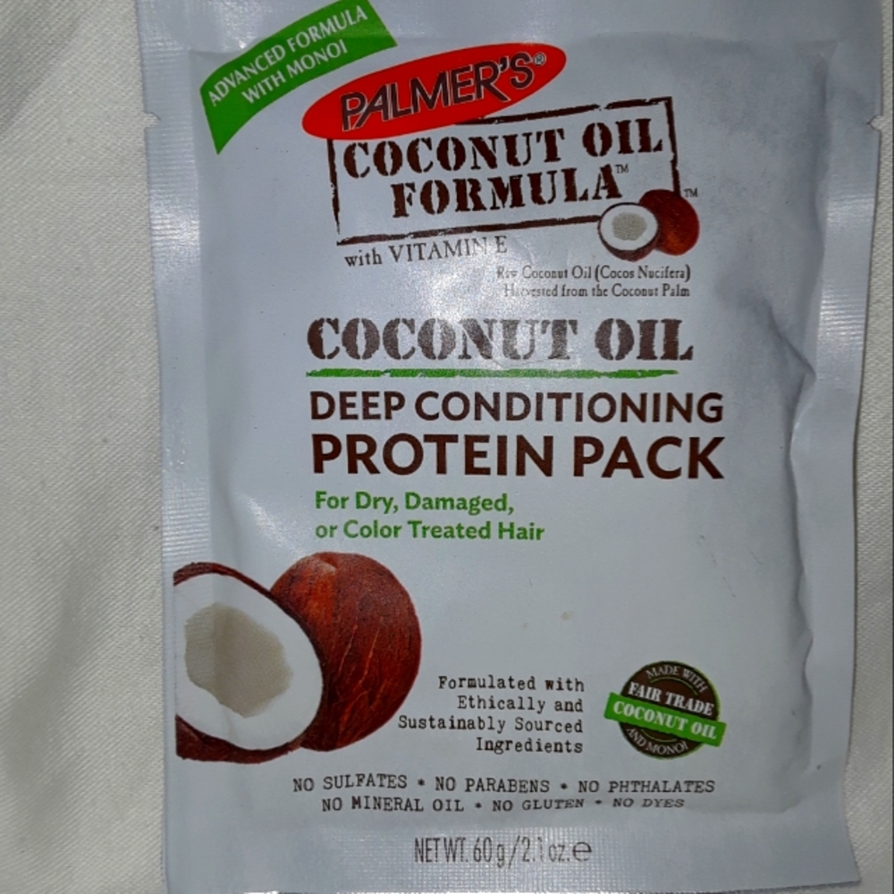 Palmer deep conditioning hair treatment. Coconut oil. 2.1 oz